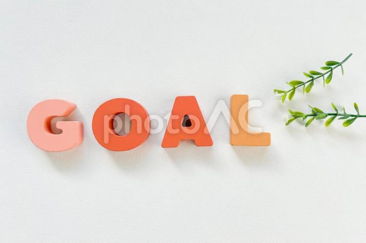 ゴール　目標　GOAL ゴール,目標,目的の写真素材