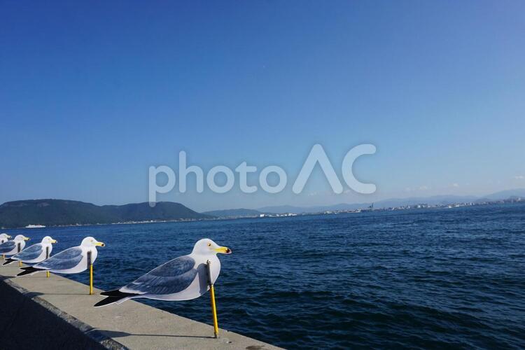 国内旅行　島　女木島 国内旅行,香川,島の写真素材