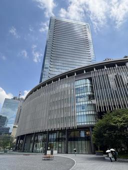 大阪駅 大阪駅 大阪,ビル,オフィス街の写真素材