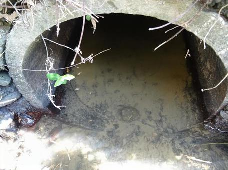 排水口のトンネル 排水口のトンネル 排水口,トンネル,側溝の写真素材