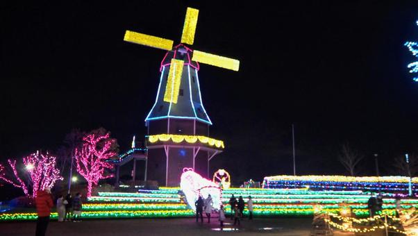 霞ヶ浦クリスマスイルミネーション・土浦市の写真