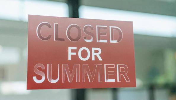 夏季休業のお知らせの写真