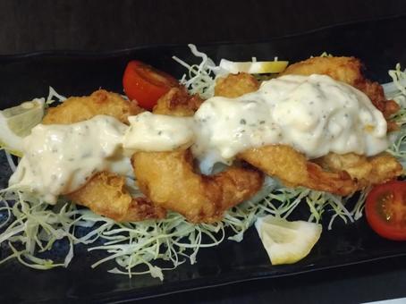 海老竜田揚げ 和食,海老,えびの写真素材