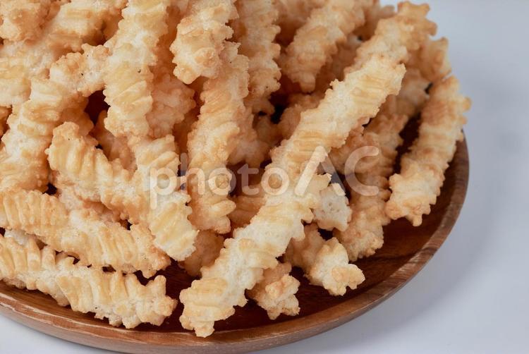 ひねり揚げ おかし,お菓子,ひねり揚げの写真素材