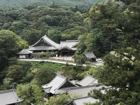 お寺の展望 お寺の展望の写真