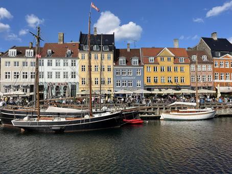 ニューハウン ニューハウン,コペンハーゲン,デンマークの写真素材