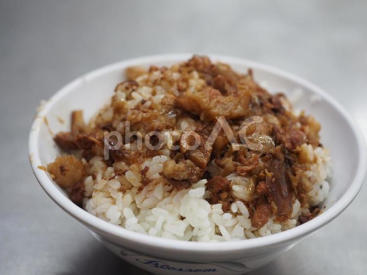 台湾　台北　魯肉飯(ルーローハン) 台湾,台北,魯肉飯の写真素材