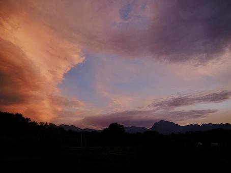 夕空 夕空の写真
