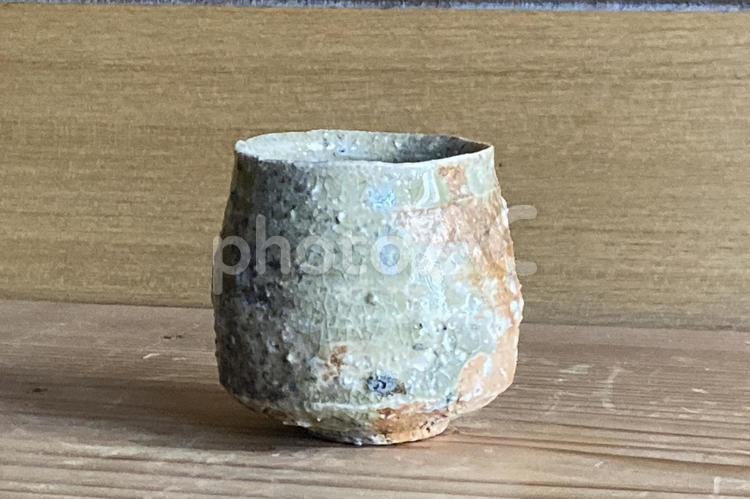 伊賀焼　ぐい呑み茶碗 湯呑,茶碗,お茶の写真素材