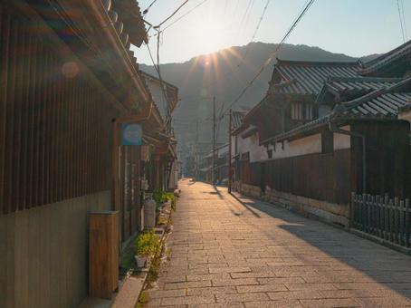 鞆の浦 鞆の浦,街並み,田舎の写真素材