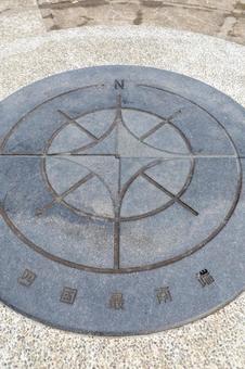 最南端 四国最南端,日本,足摺岬の写真素材