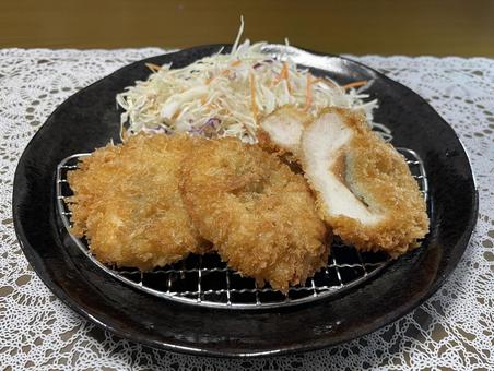 梅しそチキンカツ 梅,シソ,チキンカツの写真素材