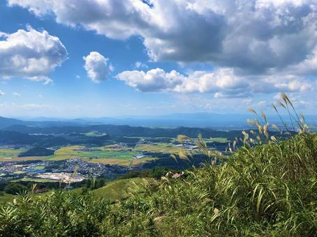 伊吹山からの景色 伊吹山からの景色 自然,風景,景色の写真素材