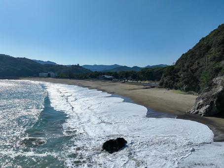 徳島県美波町　大浜海岸 大浜海岸,海岸,海の写真素材