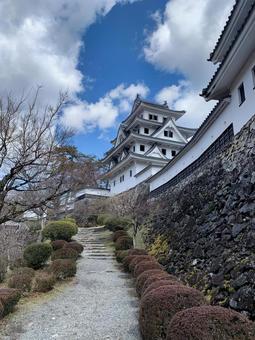 郡上八幡城2 郡上八幡城,城址,続日本100名城の写真素材