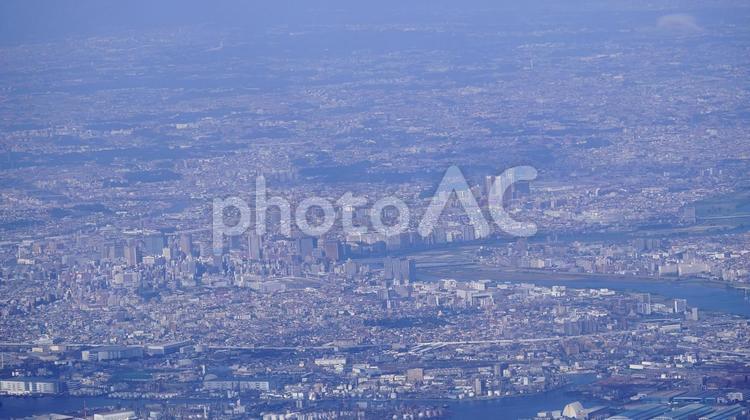 東京を中心とした関東一円 関東,東京,埼玉の写真素材