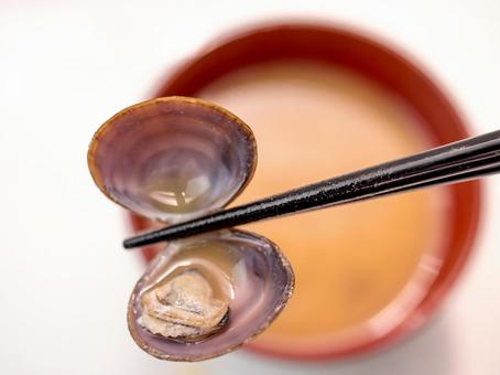 しじみのみそ汁 シジミ汁 蜆 しじみのみそ汁 シジミ汁 蜆 しじみのみそ汁,シジミ汁,蜆の写真素材