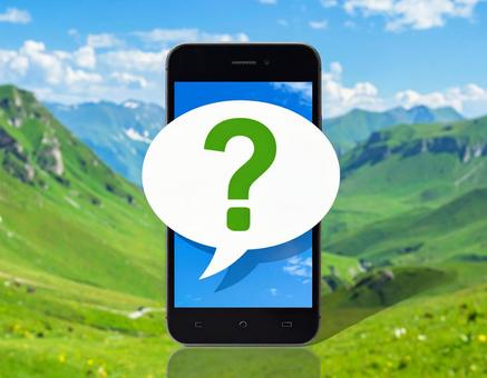 スマホで検索するイメージの写真