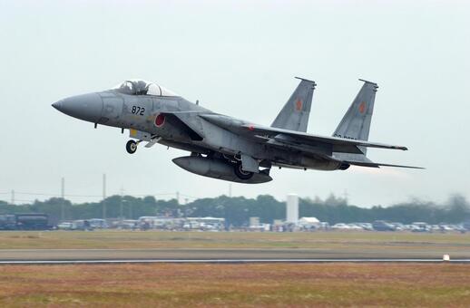 F-15離陸 fー15,イーグル,離陸の写真素材