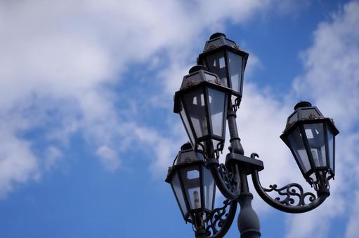 街灯 街灯,ガス灯,おしゃれな街灯の写真素材