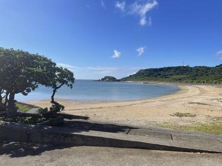 沖縄　南城市玉城の海岸 沖縄,南城市,ビーチの写真素材