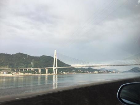 車窓からの風景 車窓からの風景の写真