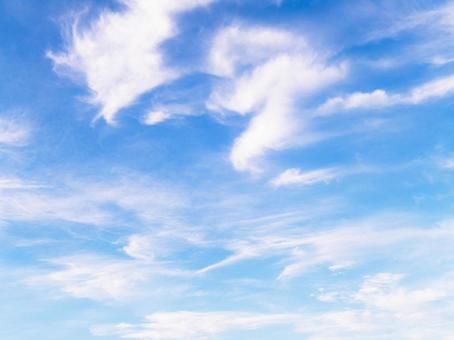 青空と雲 青空と雲の写真