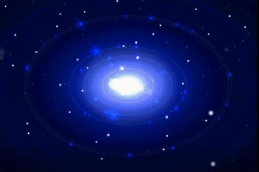Mysterious glittering outer space, expanding planets, JPG Mysterious glittering outer space, expanding planets, background, space, glitter, JPG