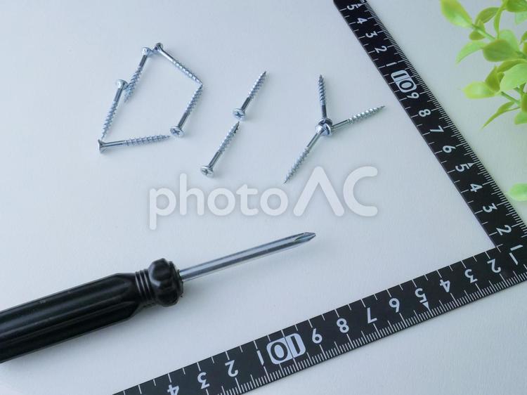 手作りのイメージ　DIY diy,工具,コピースペースの写真素材