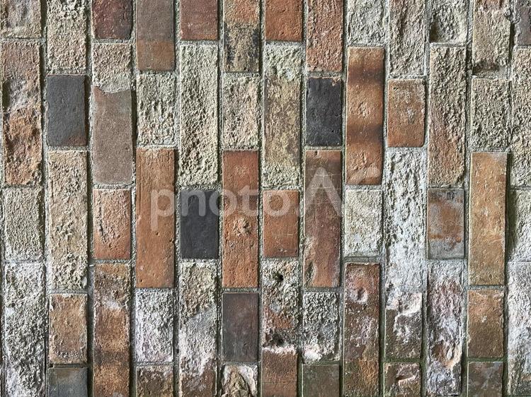 フランス積みレンガ レンガ,煉瓦,フランス積みの写真素材