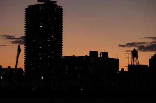 夕景 夕景の写真