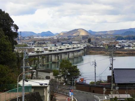 木曽川犬山頭首工 犬山頭首工,木曽川,日本ラインの写真素材