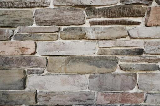 天然石ブロック壁のテスクチャ3 石壁,天然石,モルタルの写真素材