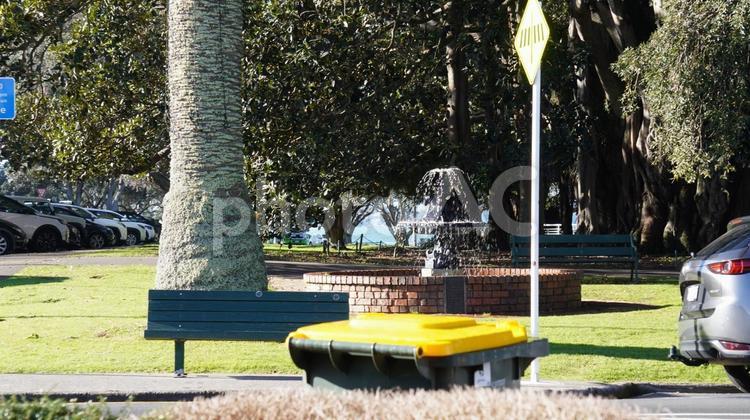NZ_AUCKLAND_デボンポート デボンポート,オークランド,噴水の写真素材