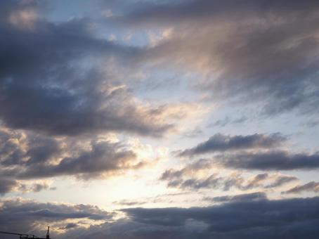 朝方の空 朝方の空の写真