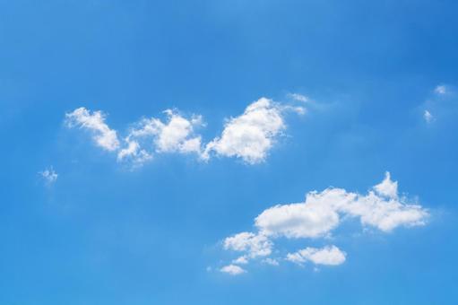 青空と雲 青空と雲の写真