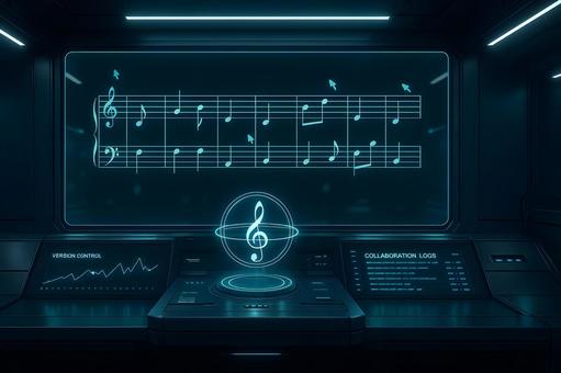 楽譜コラボ編集画面の写真