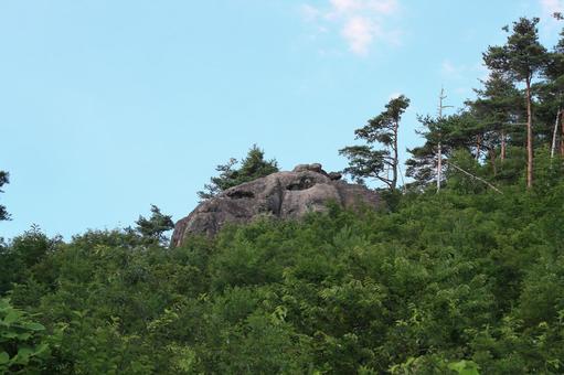 Photo, demon stone, demon face rock, stone, 