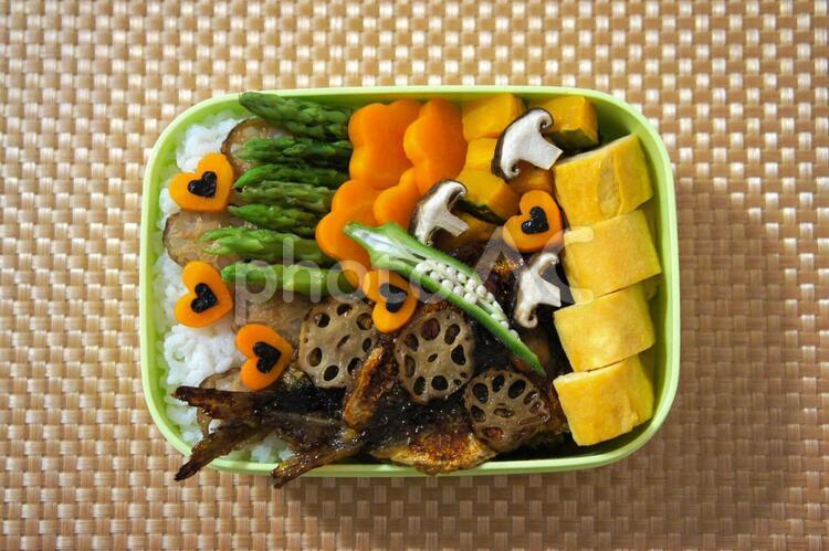 お弁当＿イワシかば焼き弁当＿04 お弁当,おべんとう,bentoの写真素材