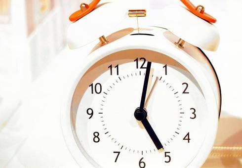 Alarm clock 5 o'clock morning routine wake up time, alarm clock, morning routine, living, JPG