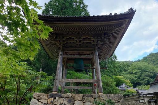 福井県-明通寺-鐘楼 福井県-明通寺-鐘楼 明通寺,寺,棡山の写真素材