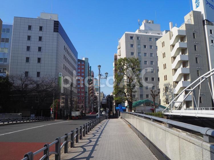 日本橋の街並み（東京都・中央区） 湊橋,日本橋,箱崎町の写真素材