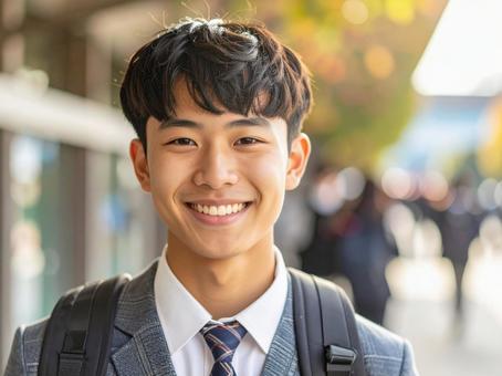 男子高校生の写真