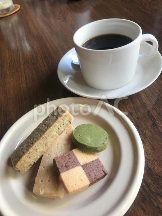カフェにて❥クッキーと珈琲 カフェ,クッキー,珈琲の写真素材