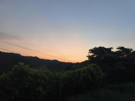 夕暮れ 夕暮れの写真