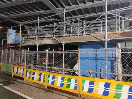 工事現場の足場 建築,工事,工事現場の写真素材