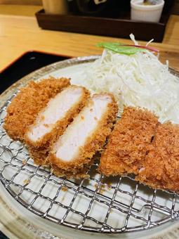 とんかつ とんかつ とんかつ,豚カツ,ロースカツの写真素材