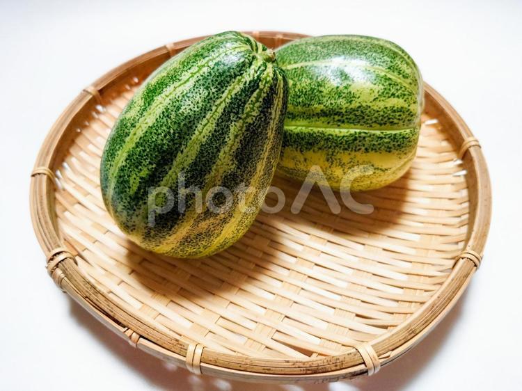 はぐら瓜（しまうり） はぐら瓜,しまうり,縞瓜の写真素材