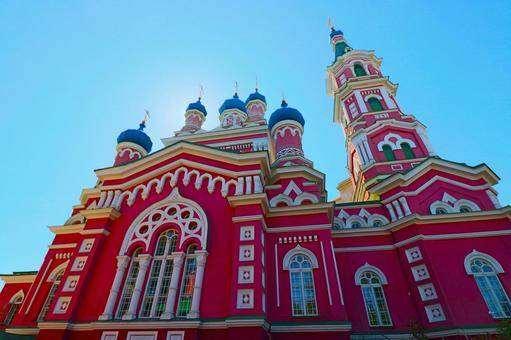 ロシア正教会 ロシア正教会 聖三位一体教会,ロシア正教会,正教会の写真素材