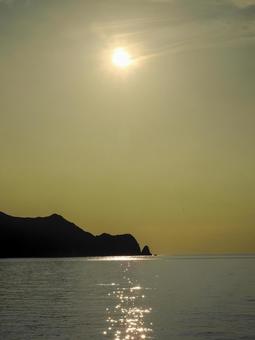 午後の日本海 日本海,海,海岸の写真素材